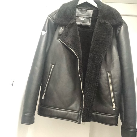 Guess Leather Jacket (Multiple Sizes Available) - Picture 1 of 4